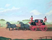 The Liverpool and London Royal Mail Coach by James Pollard