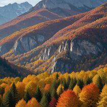 'Herbstliche Berge' von Julia K
