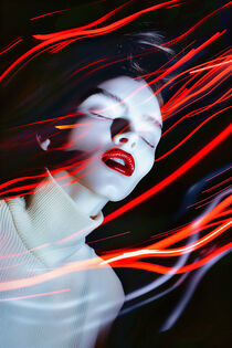 Deine Roten Lippen | Your Red Lips | Digital Art by Frank Daske