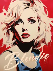 'Blondie pop art' von Goldenplanet Prints