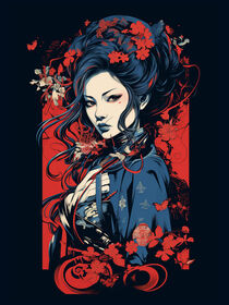 Mineko Geisha by Goldenplanet Prints