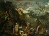 The Baptism of Christ  von Salvator Rosa