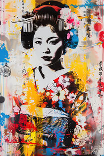 'Japanische Pop Art Geisha | Japanese Pop Art Geisha' by Frank Daske