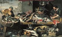 The Fish Market  by Frans Snyders or Snijders