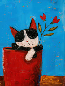 'Verkaterte Katze | Cat Hangover' by Frank Daske