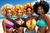 Curly Beachgirls