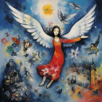 Der große Lebensreigen by Marc Chagall