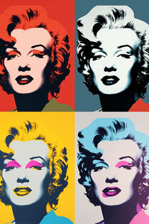 Vierfache Marilyn: Chromatische Variationen von Andy Warhol