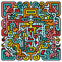 The Social Circuit von Keith Haring