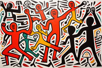 Tanz der Lebensfreude by Keith Haring