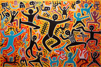 Kaleidoskop der Verbundenheit von Keith Haring