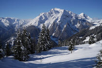 Winterlandschaft in den Alpen