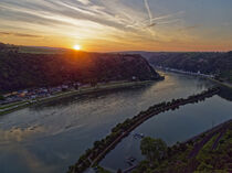 Sonnenuntergang am Rhein by Markus Beck