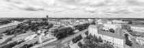 Panorama Stadtzentrum Magdeburg mit dem Dom - monochrom von dieterich-fotografie
