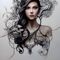 'fantasievolles KI Porträt einer jungen Frau' by blackandwhiteforyou