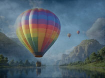 'Balloon Sailing' von Anne Seltmann