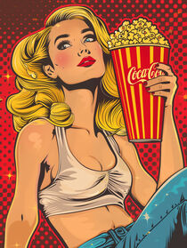 'Kino-Zeit | Popcorn Time | Pop Art' von Frank Daske