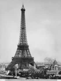 The Eiffel Tower  by Adolphe Giraudon