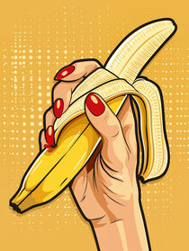 Bananen-Zeit | Banana-Time | Pop Art by Frank Daske