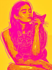 Rosa Katzen | Pink Cats