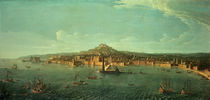 A View of Naples von Gaspar van Wittel