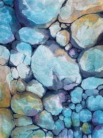 Steine im Wasser by Sonja Jannichsen