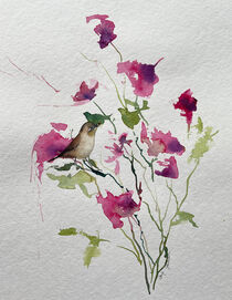 Vogel trifft Blüten by Sonja Jannichsen