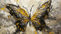 Gold Black Butterfly by groove-to-nature