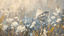 Butterfly and Daisies von groove-to-nature