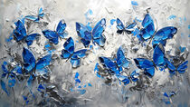 Blue Butterflies by groove-to-nature