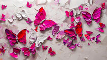 Three Dimensional Butterflies by groove-to-nature