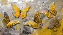 Yellow Butterflies Dancing von groove-to-nature