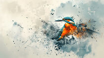 Vibrant Kingfisher by groove-to-nature