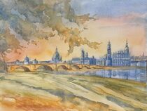 Dresden - Canalettoblick von Claudia Pinkau