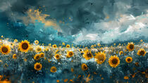 Vibrant Sunflowers by groove-to-nature