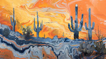 Desert Sunset von groove-to-nature