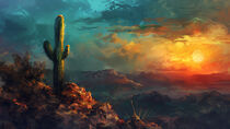 Solitary Cactus by groove-to-nature