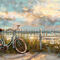 Delight0628-vintage-crusier-bike-leaning-on-fence-looking-out-t-5bb89024-4c1e-40eb-8337-305580a0f66b