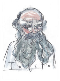 Wolf-Dieter Pfennig: Leo Tolstoi | Gezeichnetes Portrait