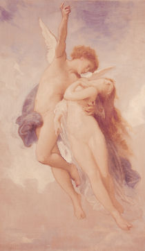 Cupid and Psyche by William-Adolphe Bouguereau