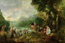 Embarkation for Cythera by Jean Antoine Watteau