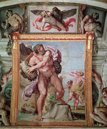 Polyphemus Attacking Acis and Galatea by Annibale Carracci