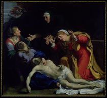 The Dead Christ Mourned  by Annibale Carracci