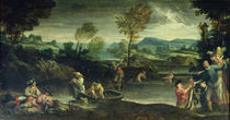 Fishing  von Annibale Carracci
