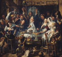 The King is Drinking  by Jacob Jordaens
