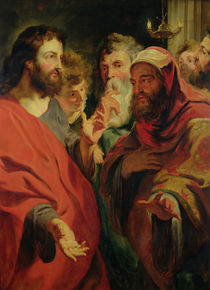 Christ Instructing Nicodemus  by Jacob Jordaens