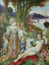 The Unicorns  by Gustave Moreau