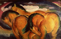Little Yellow Horses by Franz Marc