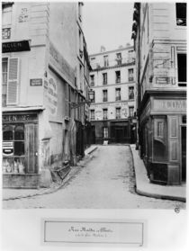 Rue Maitre Albert  by Charles Marville