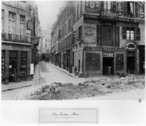 Rue Maitre Albert  von Charles Marville